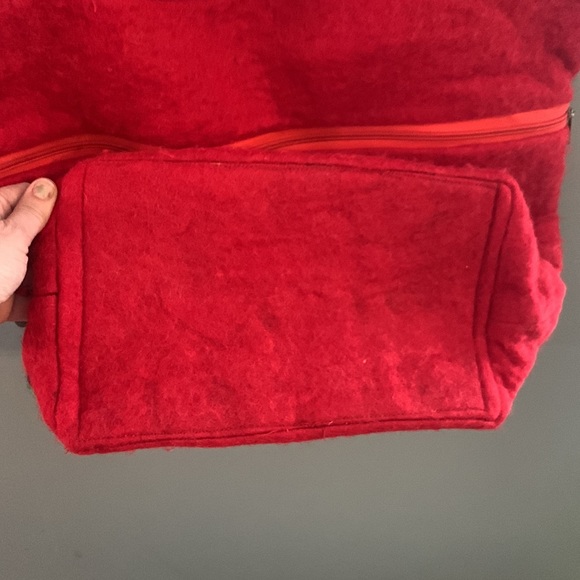 Rising tide Shrunk wool large tote bag - Picture 10 of 10